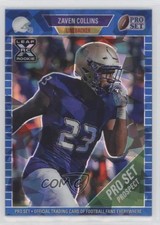 2021 Leaf Pro Set Metal Blue Crystals 28/35 Zaven Collins #100 n0c