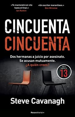Cincuenta Cincuenta (Serie Eddie Flynn 2) - Spanish Language  NEW Steve Cavanagh