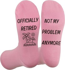 Funny Retirement Gifts for Women Friend,Novelty Socks Retirement Gift Ideas,Uni