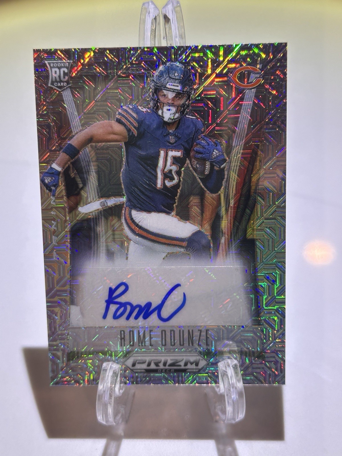 2024 Panini DECA PRIZM MOJO ROOKIE /25 Rome Odunze Auto Chicago Bears 🐻 WR1