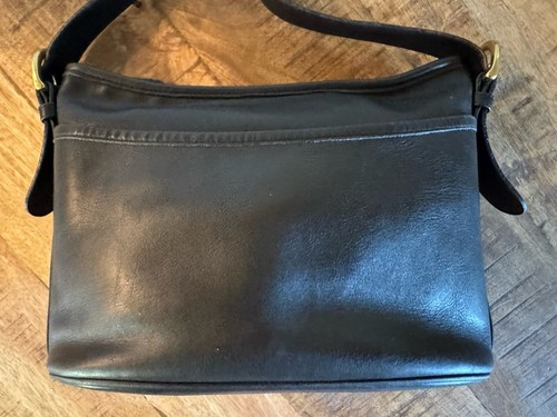 Bolso de Hombro COACH EE. UU. Hecho en Guante Negro Cuero de Vaca Curtido Vale la pena 4143 - Imagen 16 de 18