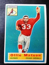 1956 TOPPS Football –  Ollie Matson #58 - Chicago Cardinals - HOF