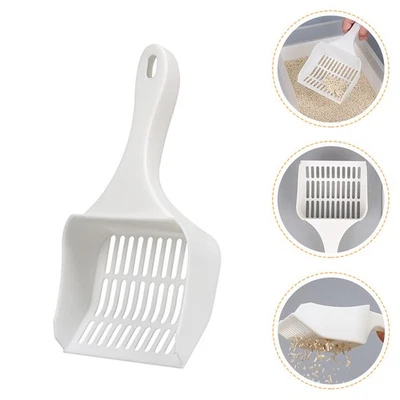 Plastikkatze- -Scooper tragbare saubere Schaufel für Katzenstreukätzchen - Bild 1 von 4