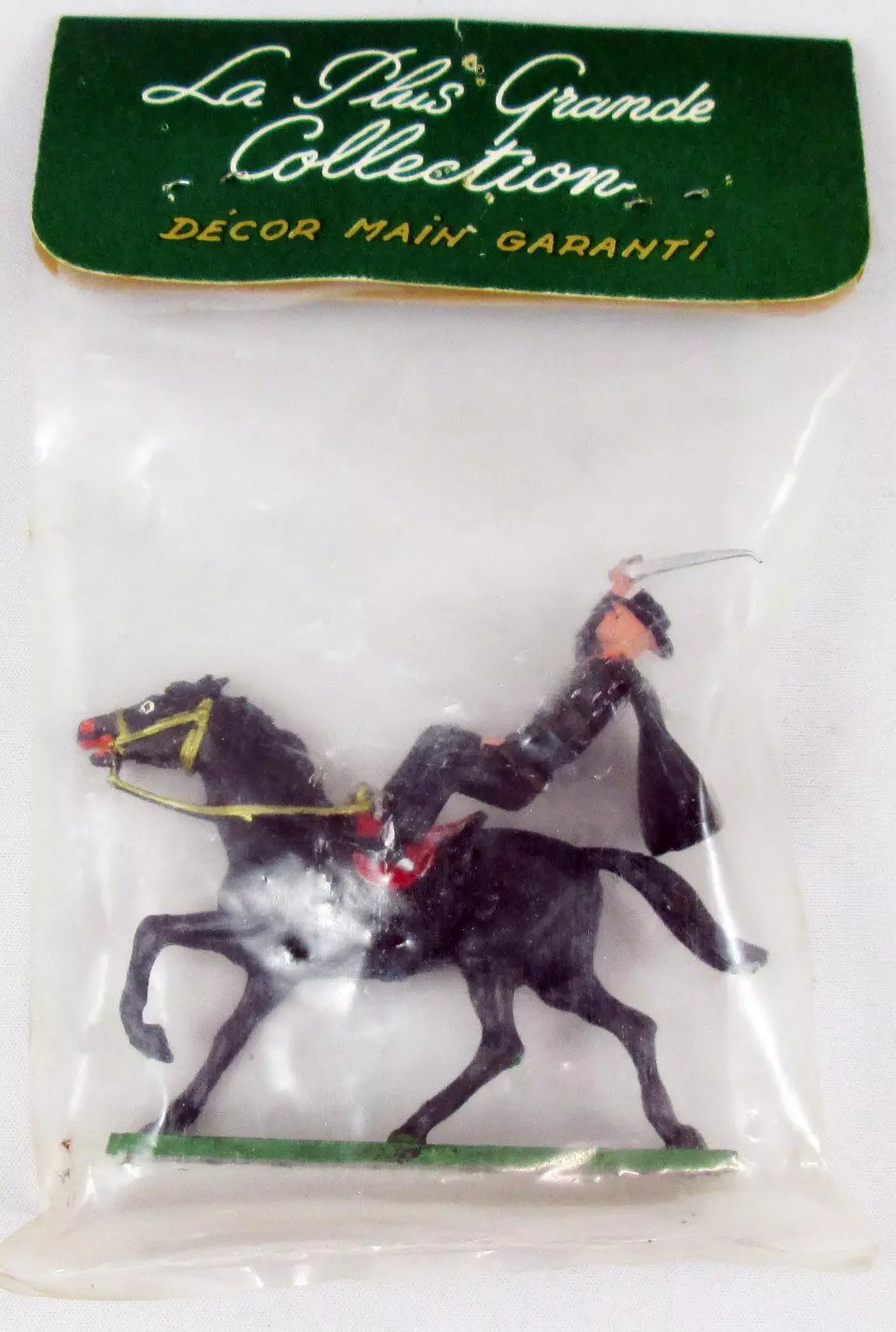 Figurine Starlux Cow-Boys Série 66 Luxe Réf 4419 Chevalier Zorro Noir