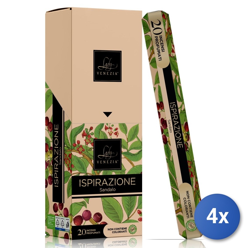 4X Liabel Sensational Incense 20 Pieces Inspired By Made In Italy