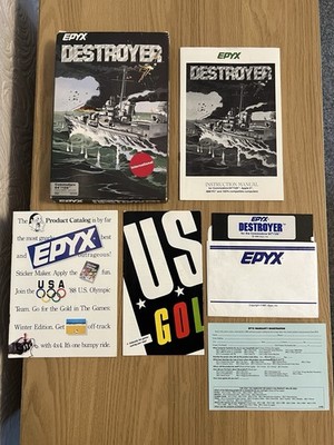 Epyx Destroyer Commodore 64 Disk Spiel - OVP & ungetestet - ️Retro Geschenkidee ️
