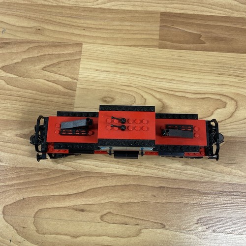 Locomotora Lego 9V TREN 4565 INCOMPLETA Ferrocarril con 4 Camas de Carga (Azul es 4555) - Imagen 4 de 19