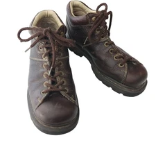Dr Martens Vintage Brown Leather 6 Hole Air Wair Chunky US MEN 10 11528