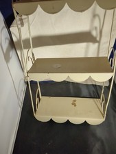 Metal vintage three-tier hanger