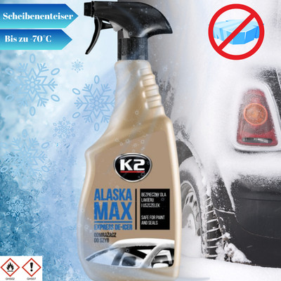 Scheibenenteiser K2 Alaska MAX De-Icer 700 ml Enteiserspray Sprühenteiser Spray