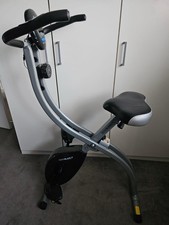 Indoor Exercise Bike Cardio Training, Black, Lightweight, Foldable