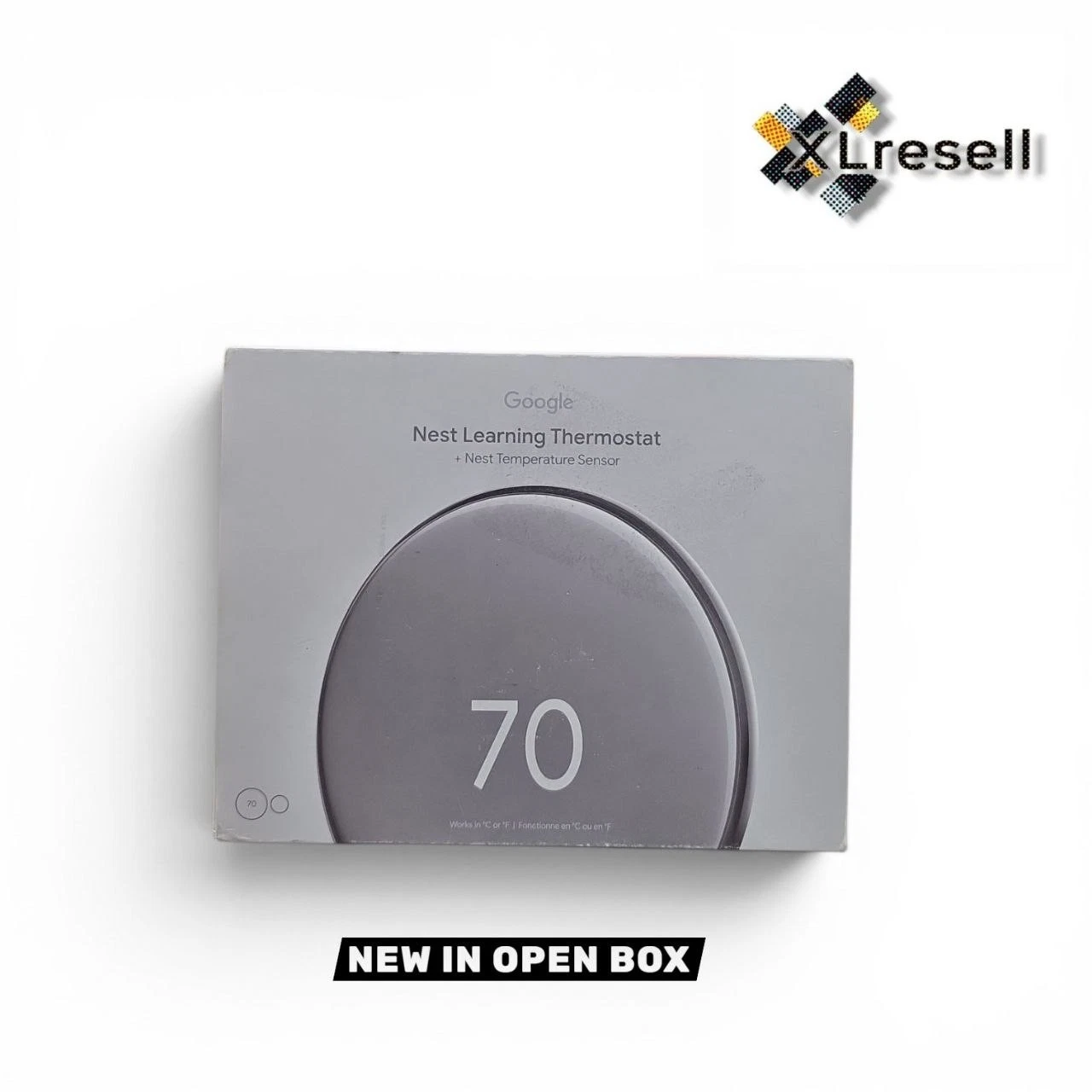 Google Nest Pro Thermostat 4th Gen w/ Temperature Sensor - Polished Silver WB