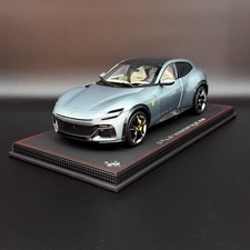 1:18 Ferrari Purosangue Grigio Titanio Panoramic Roof Limited Edition 80 pcs BBR