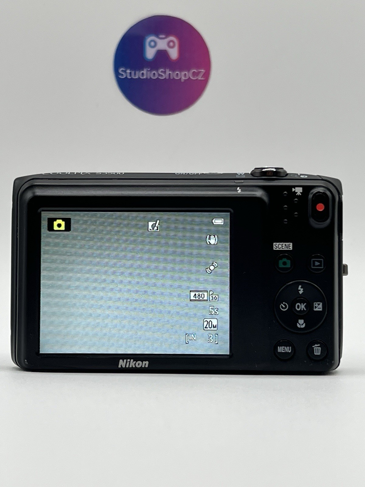 Nikon Coolpix S3500 Compact Digital Camera, Black Color, 7X Zoom, 20.1 MPX image 5
