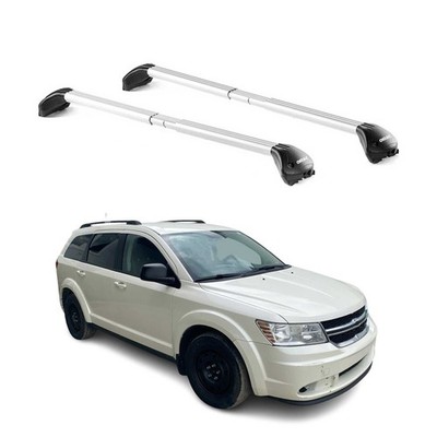 For Dodge Journey 2009-2011 OMAC G005034 Gray Raised Roof Rails Cross Bars