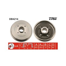 Tambour de frein Renault EXPRESS