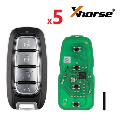 5PCS XHORSE XSCH01EN KE.LSL For Chrysler Style XM38 Universal Smart Key