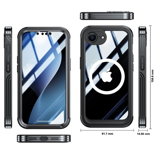 For iPhone 16 15 14 Pro Max 16e 13 12 +Heavy Duty 360 Full Shockproof Case Cover - Picture 62 of 132