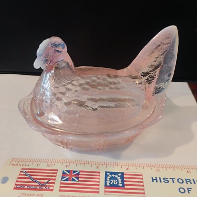 希少！フェントン ピンク色クレストバスケット アンティークfenton アメリカ 希少！フェントン ピンク色クレストバスケット アンティーク