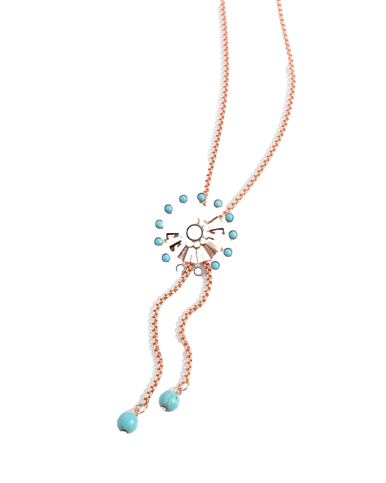 Turquoise Pendant Rhinestone Fashion Necklaces & Pendants