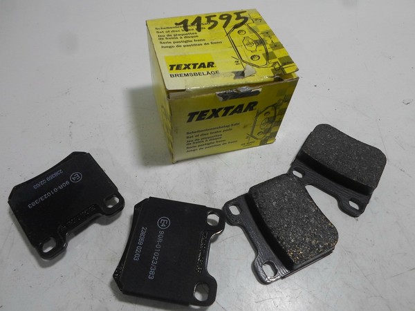 BremsbeläGe Hinten Rear Brake PAD Textar Opel Omega Vectra 86-image