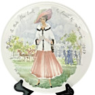 Vintage D'Arceau-Limoges Women of Fashion Collector Plates, Lot of 3, used (A6)