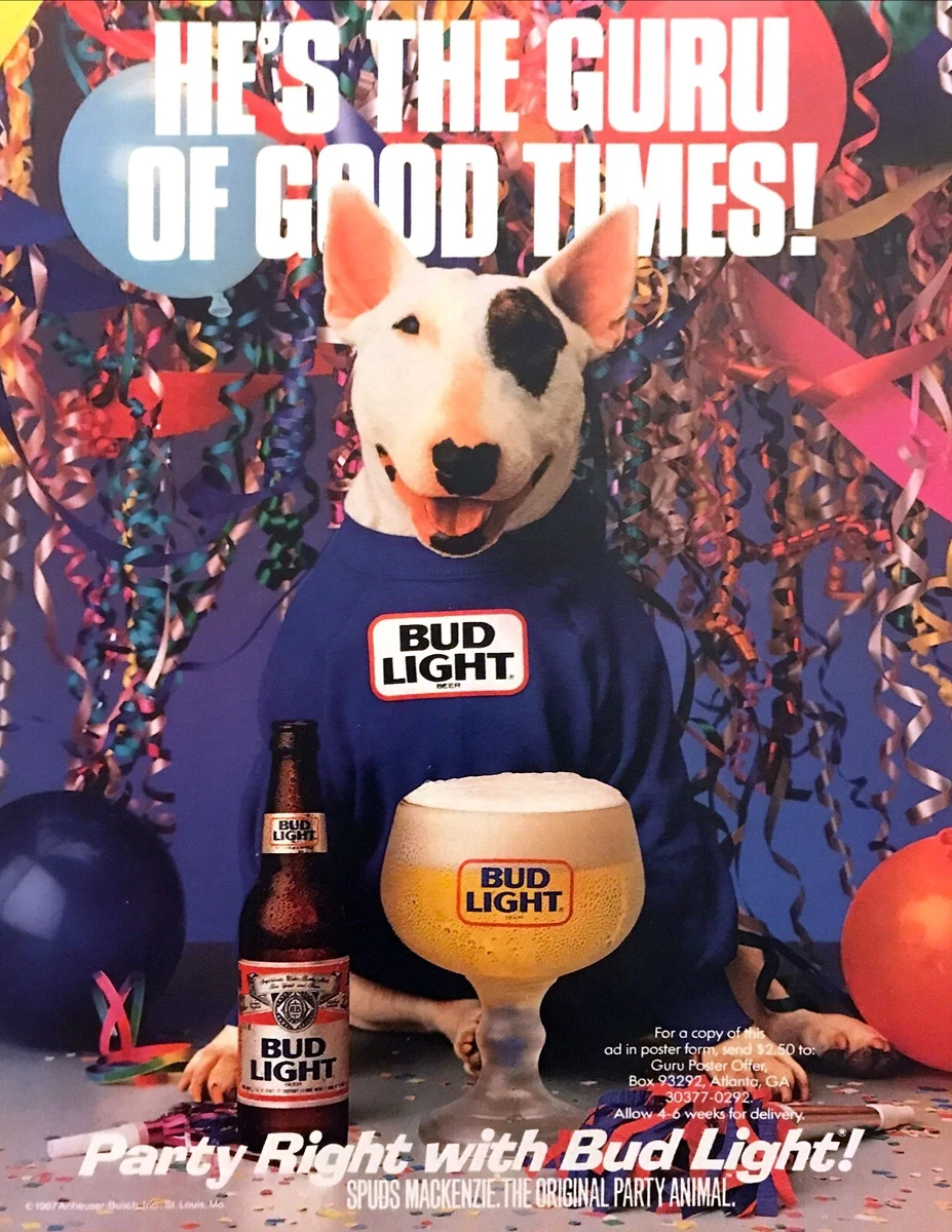 Spuds Mackenzie In Collectible Beer Print Advertising for sale | eBay Spuds Mackenzie In Collectible Beer Print Advertising for sale | eBay