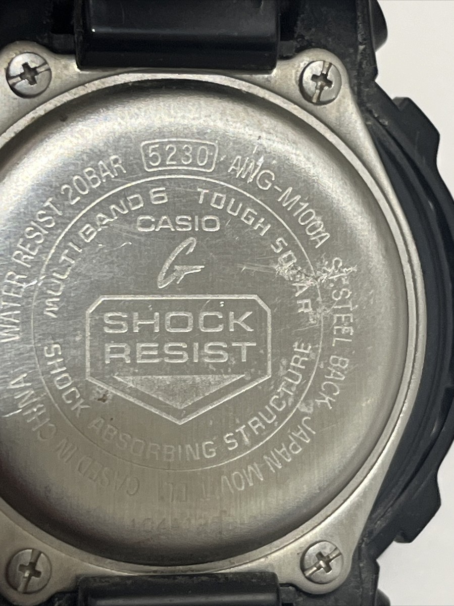 Casio G-Shock 5230 JA Solar Powered Black Watch with Box and