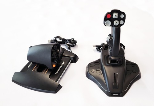 Winwing Ursa Minor R Flight & Space Sim Joystick PLUS Thrustmaster TWCS Throttle