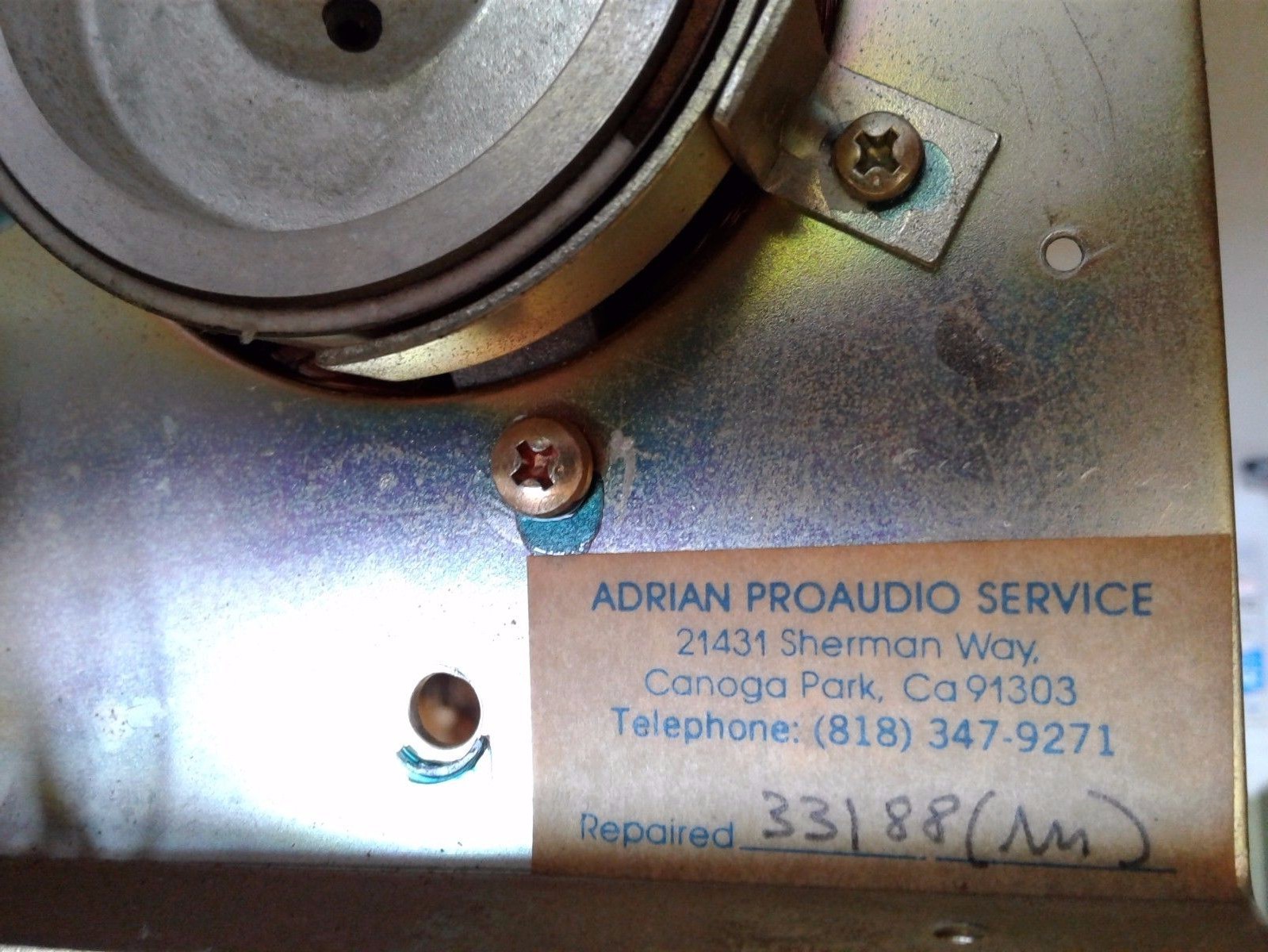 TASCAM Series 70 8Channel ReeltoReel 1/2" Tape Recorder Reel Motors