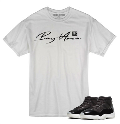 Bay Area Tee to match Air Jordan Retro 11 Jubilee 25th Anniversary