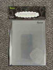 Darice Embossing Essentials Folder 1217-49 Cupcake Hobby Craft Scrapbooking