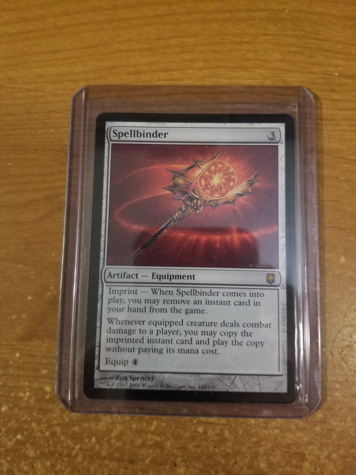 MAGIC THE GATHERING DARKSTEEL RARE SPELLBINDER LIGHTLY PLAYED