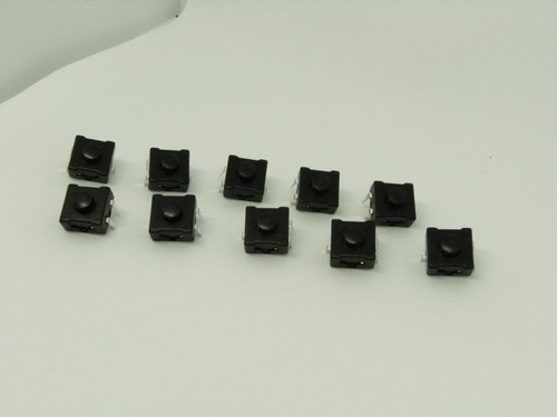 Paquete de 10 piezas de linterna interruptor de botón de encendido y apagado doble fila 12x12 mm - Imagen 3 de 10