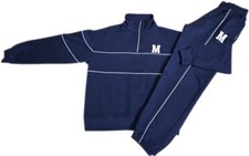 Mens Tracksuit Set Jogger Unisex Streetwear Casual Hoodie Trousers 2Piece Outfit