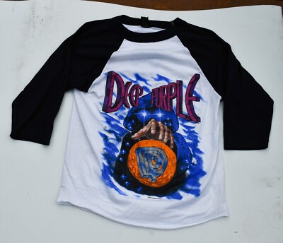《希少》1985年Perfect Strangerツアー・ディープパープル【L】 1985 Original Deep Purple Perfect Stranger 1985 Tour baseball