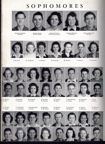 942 Rupert High School Anuario, El Cometa, Rupert, Idaho, Condado de Minidoka - Imagen 13 de 24