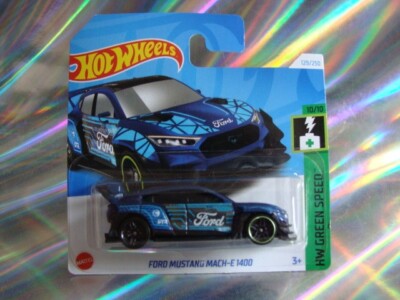 Hot Wheels Ford Mustang Mach-E 1400 Treasure Hunt Green Speed 10/10 ovp/neu 1:64