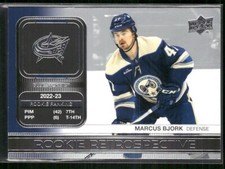 2023-24 Upper Deck Series 1 - Rookie Retrospective #RR-17 Marcus Bjork