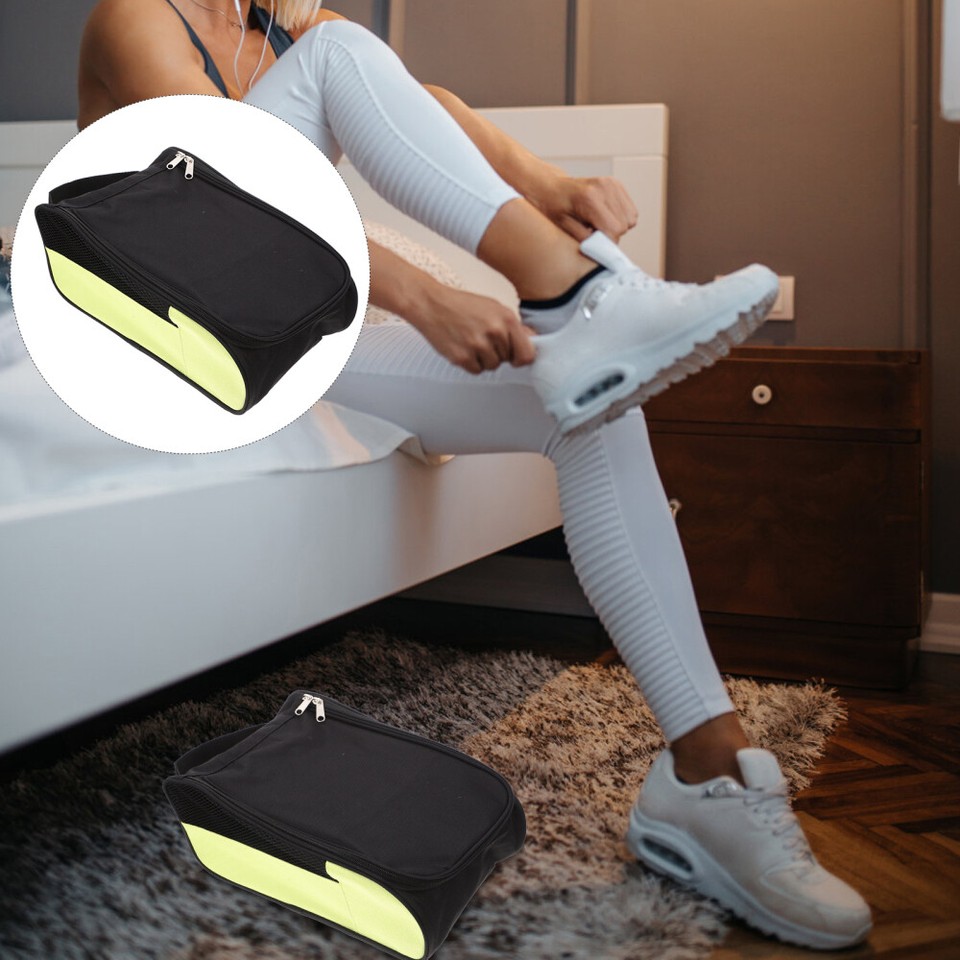 Convenient Zipper Sneaker Bag Golfing Shoes Bag Golfs Shoes Container