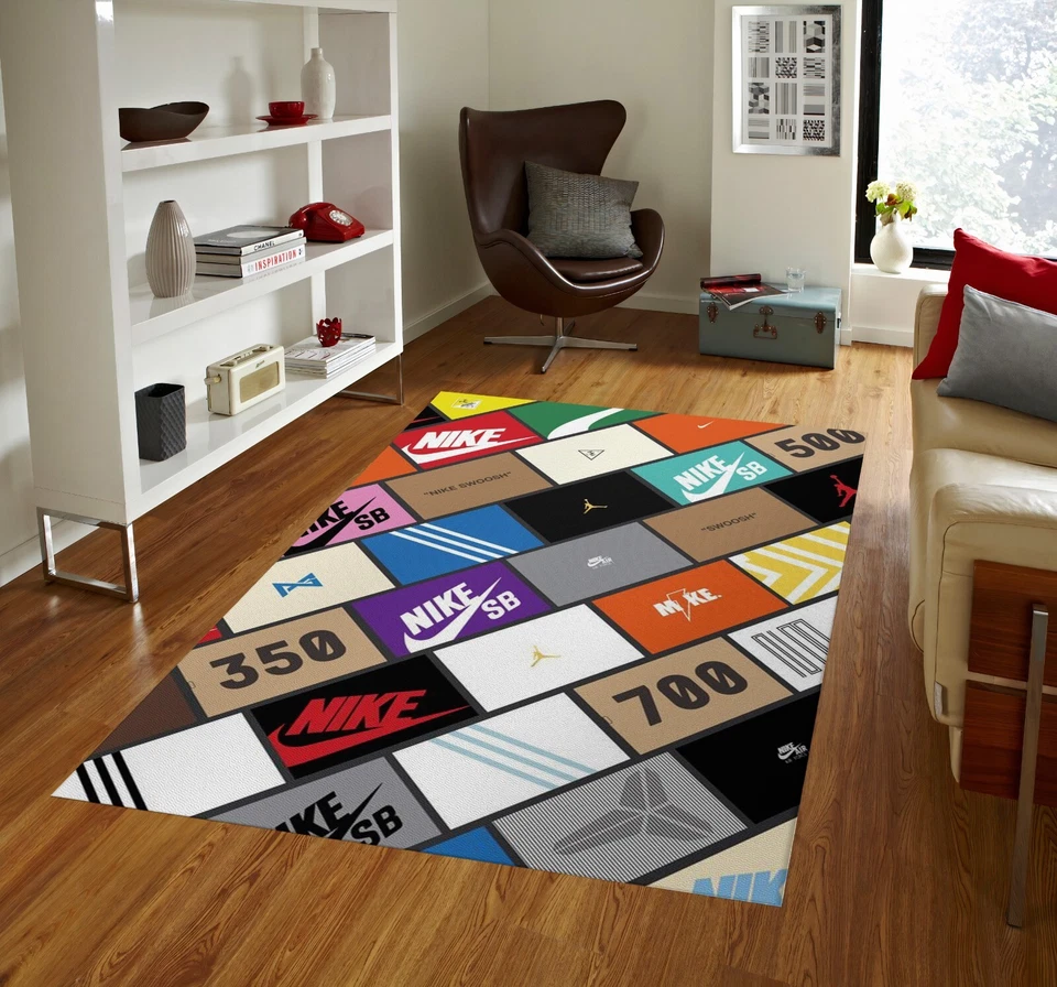 Shoebox rug, sneaker rug, sneaker room rug, shoe rug, hypebeast rug - Image 3 of 4