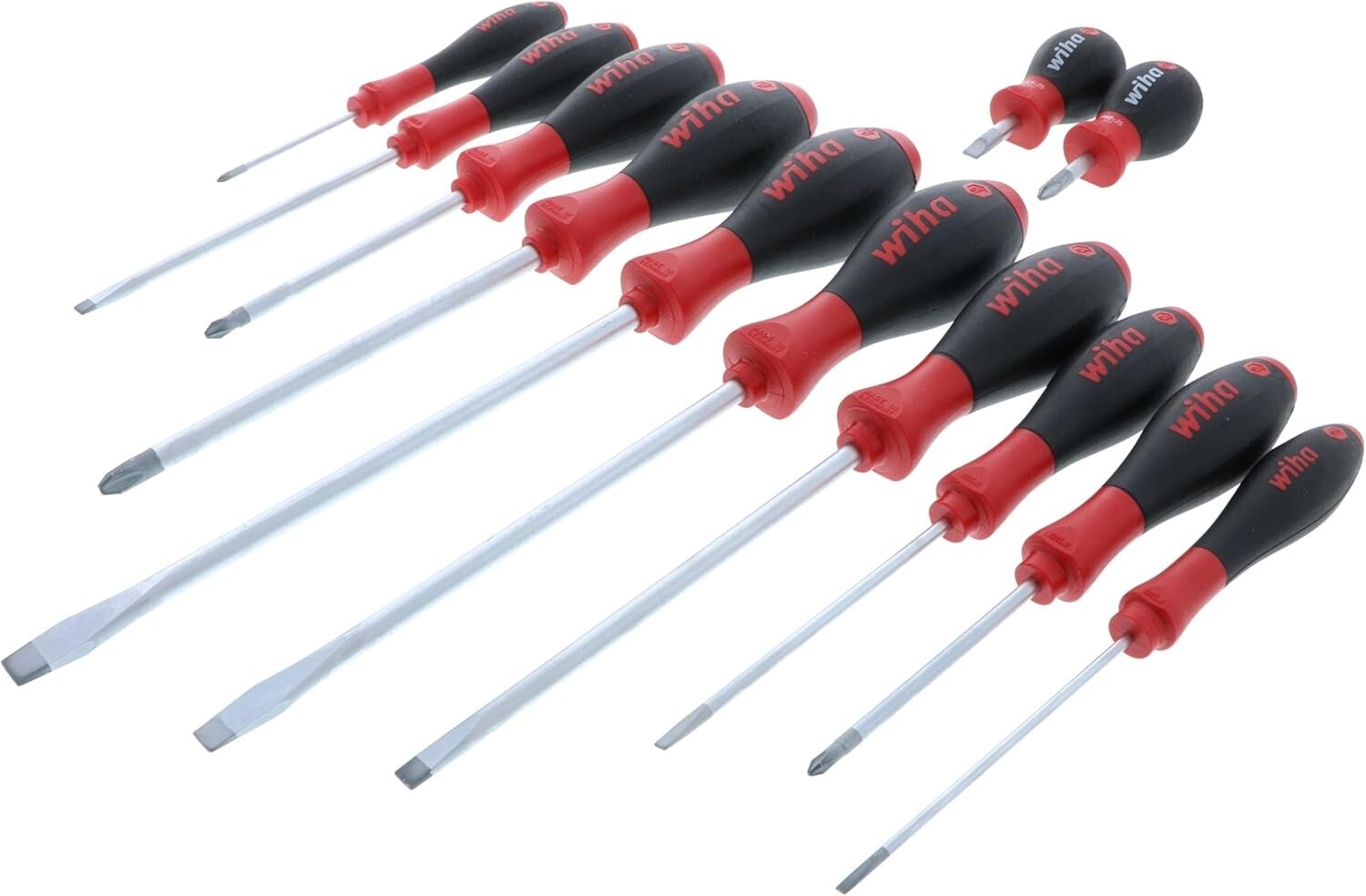 Versatile 12-Piece Screwdriver Set with Comfortable Soft Grip - Home Improvement