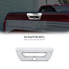 Chrome Tailgate Door Handle Bowl Cover Trim for Ford F150 W/ Camera Accessories