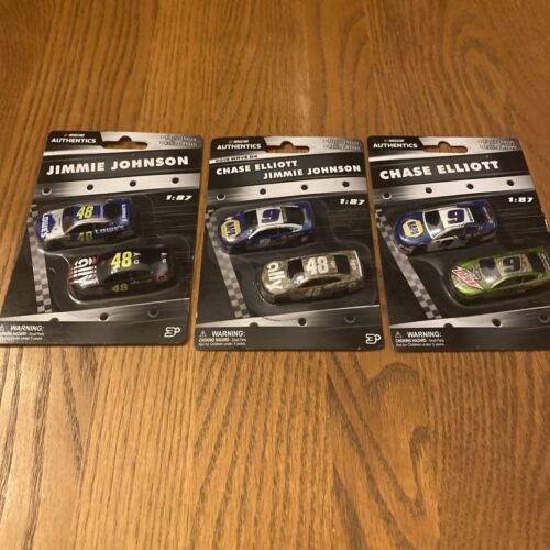 2019 NASCAR Authentics Wave 1 & 4 - Chase Elliott & Jimmie Johnson - 1:/87