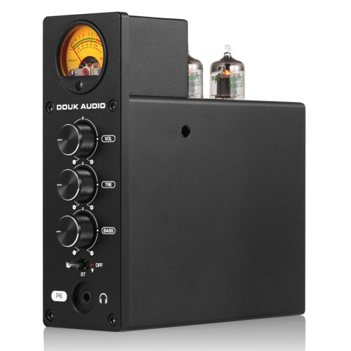 HiFi JAN5654 Valve Tube Audio Preamp w/Bluetooth Stereo Headphone Amp w/VU Meter - Picture 1 of 9