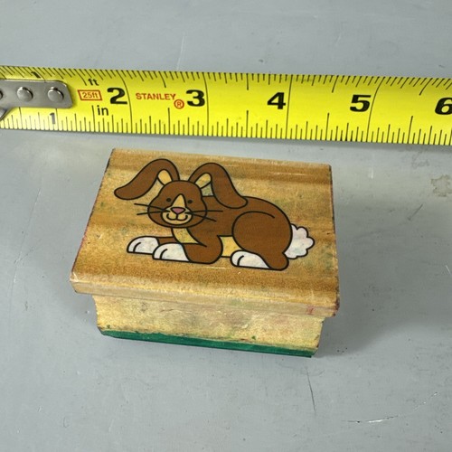 Vintage Holzstempel (Kombiversand) Hase Kaninchen - Bild 1 von 2