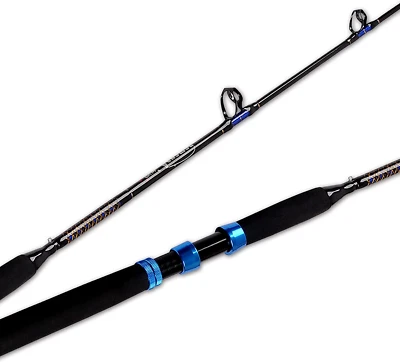 FIBLINK Conventional Boat Rod Saltwater Offshore Graphite Casting Fishing Pole1PC & 2PC