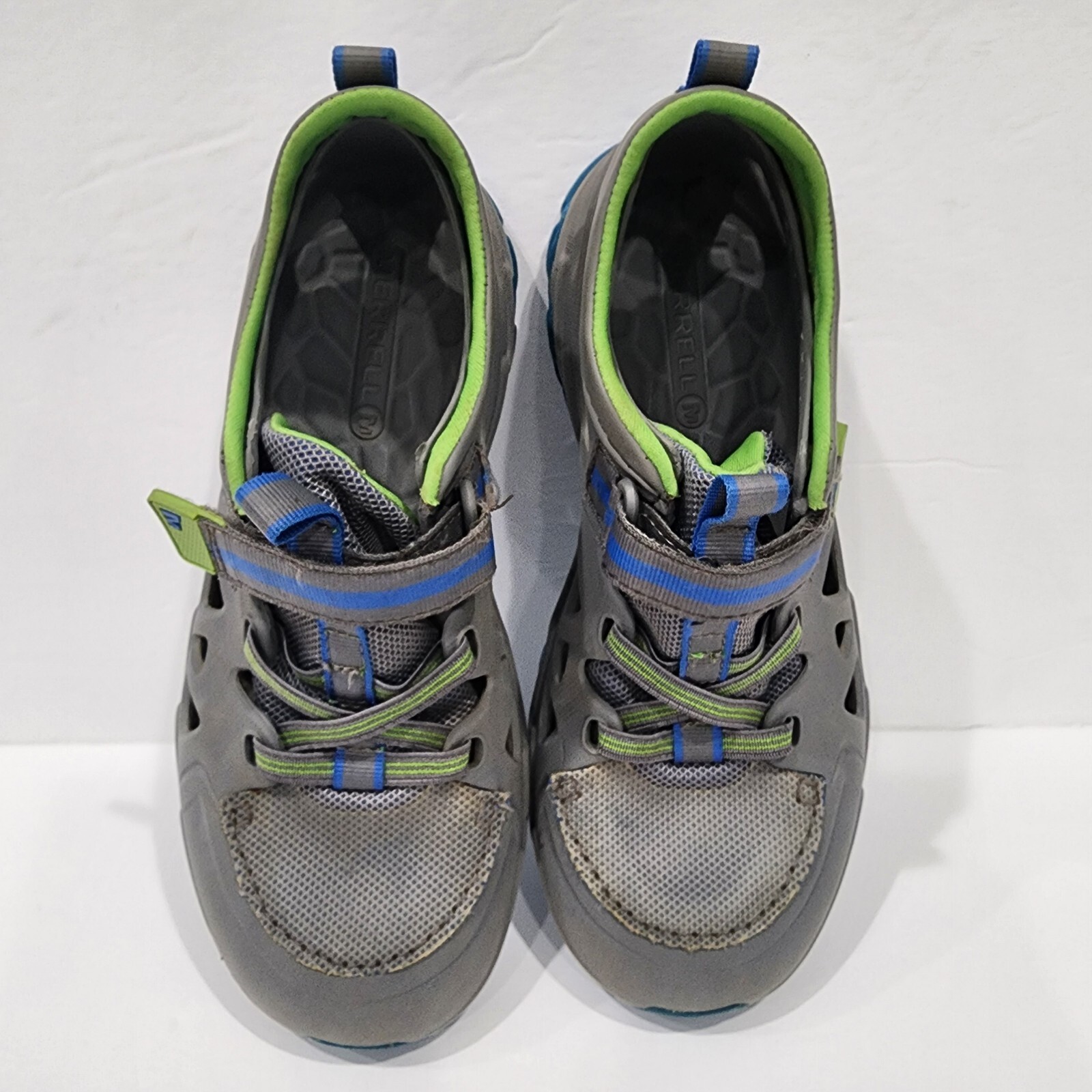 Merrell Hydro 2.0 sandalo scarpa da acqua atletica grigio escursionismo bambino grande corda elastica 3M