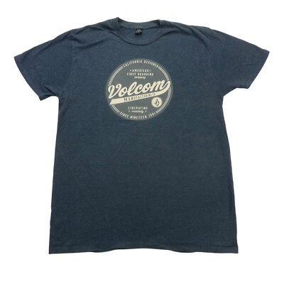 Volcom Shirt Mens Large L Short Sleeve Americas First Boarding Company