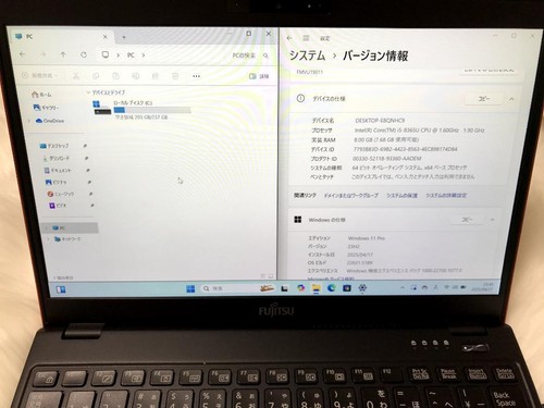 Fujitsu LIFEBOOK U939 Laptop i5-8365U 8GB RAM 256GB SSD Win10 Pro Lightweight - Afbeelding 9 van 15